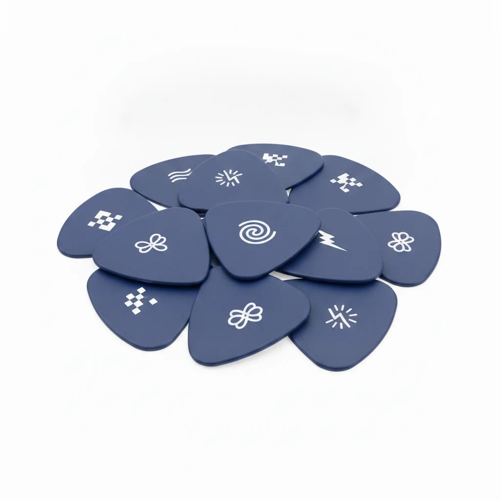 Round Triangle Delrin Guitar Picks