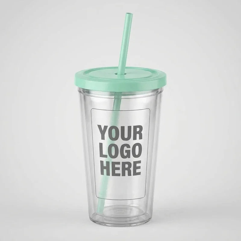 Smoothie Cup with Straw 20oz