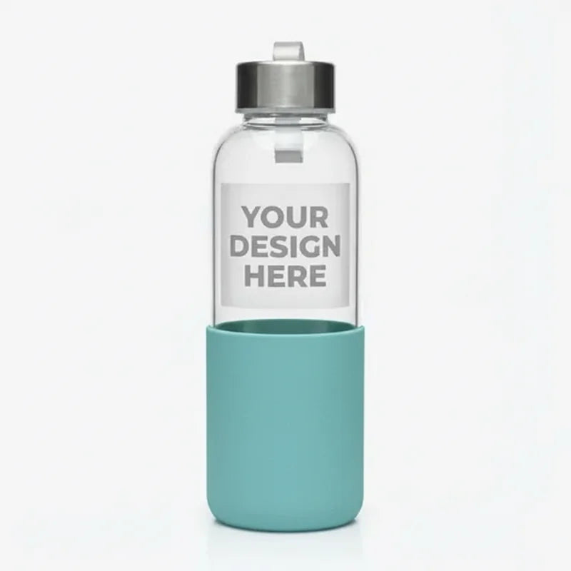 Glass Water Bottle 16oz