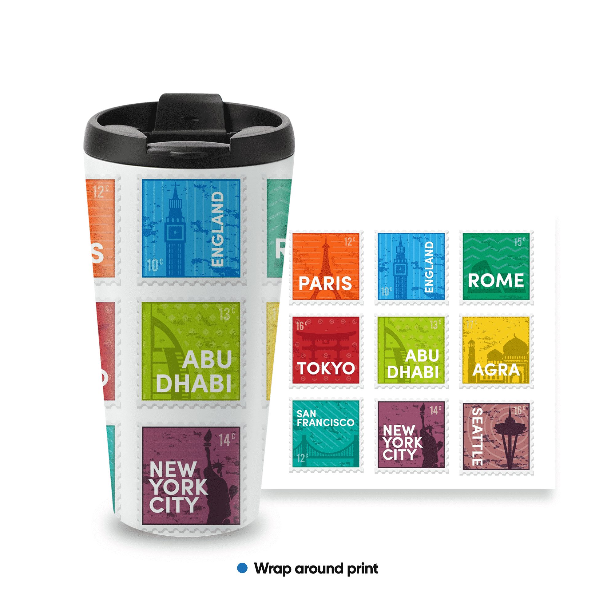 15oz Stainless Steel Travel Mug