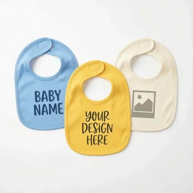 Custom Baby Bibs 3-Pack