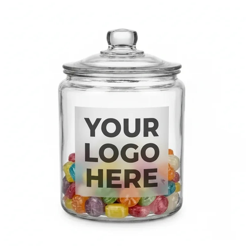 Glass Candy Jar with Lid