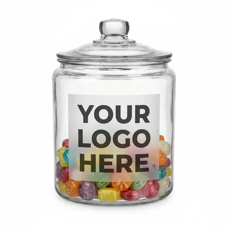 Glass Candy Jar with Lid