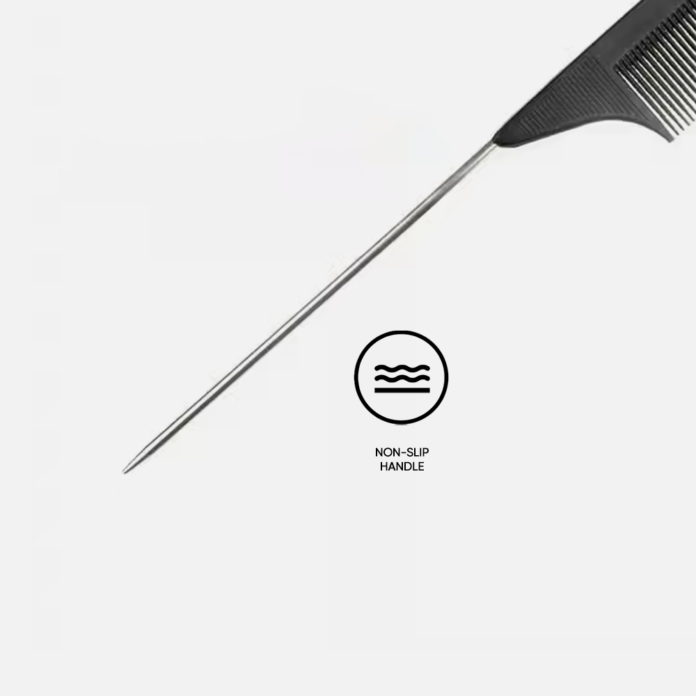 Custom Logo Anti-Static Carbon Hair Comb