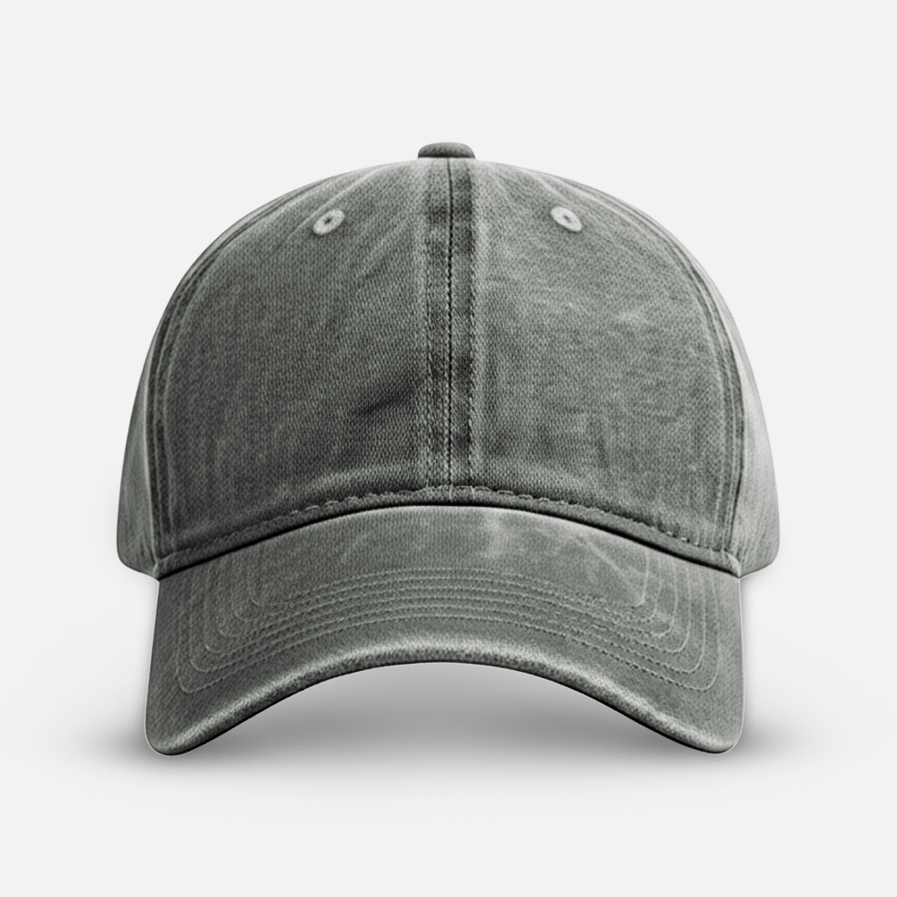 Custom Embroidered Distressed Cotton Baseball Cap