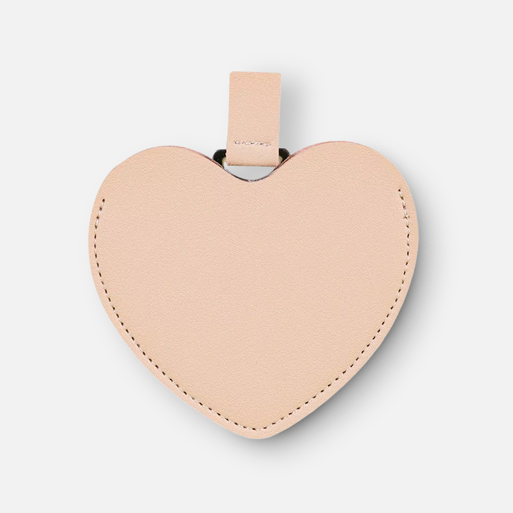 Custom Logo Heart Compact Mirror