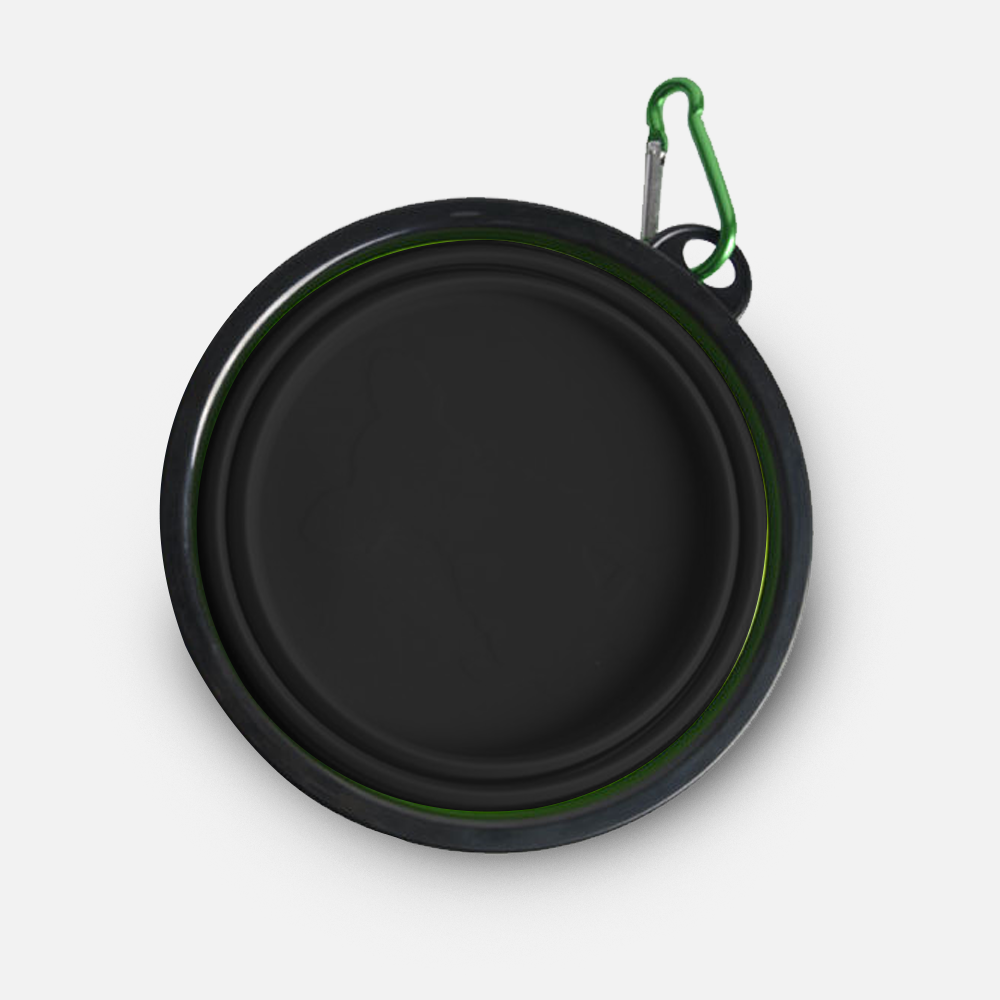Custom Collapsible Silicone Travel Pet Bowl