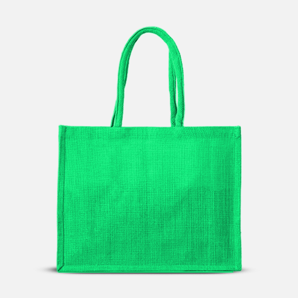 Custom Logo Foldable Jute Tote Bag