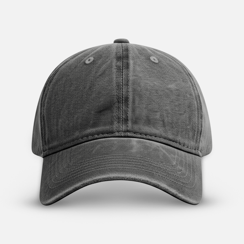 Custom Embroidered Distressed Cotton Baseball Cap
