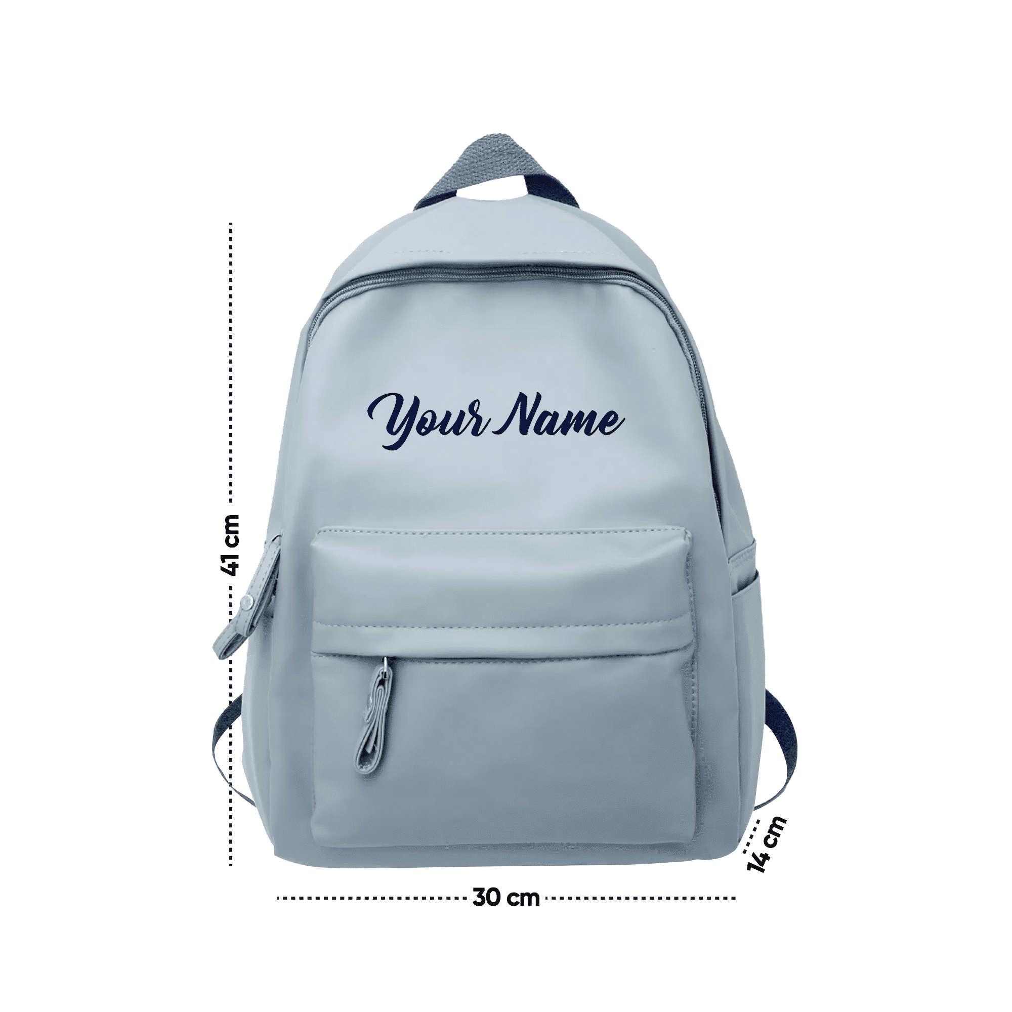 Embroidered PU Backpack