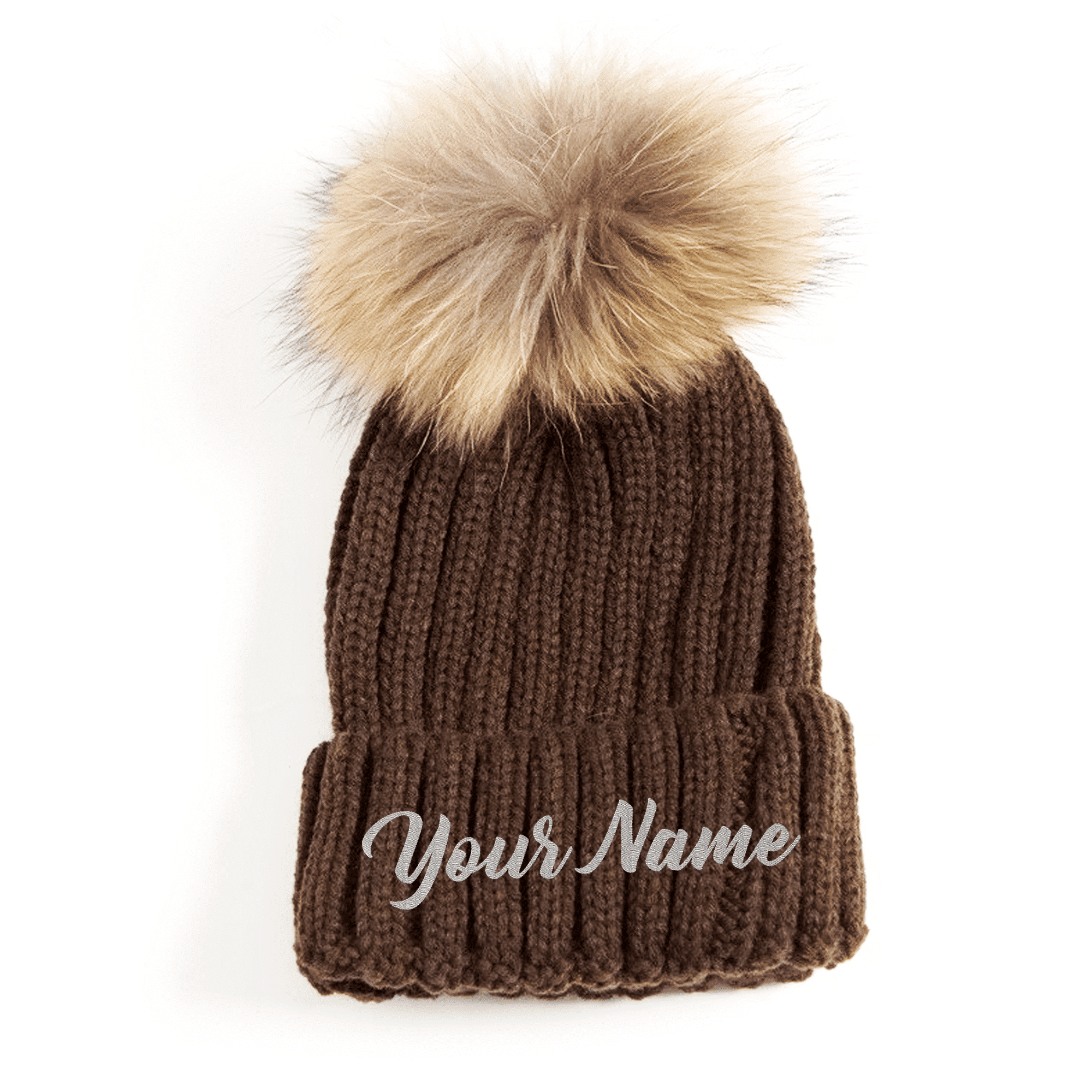 Wool Knit Beanie Hat
