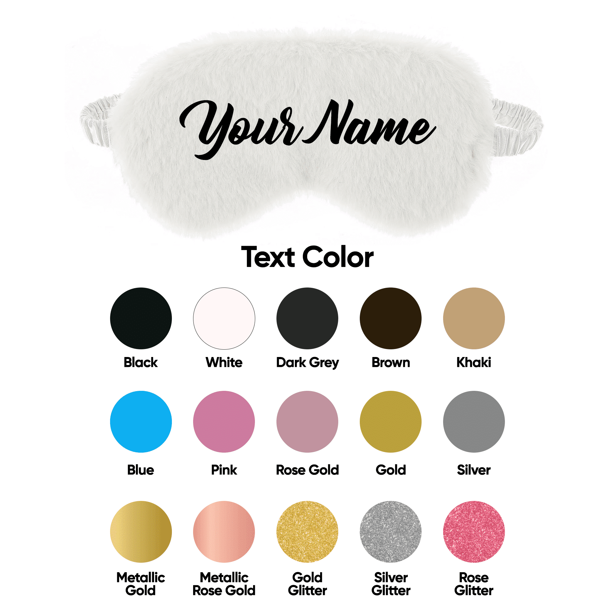 Plush Rabbit Hair Sleep Mask