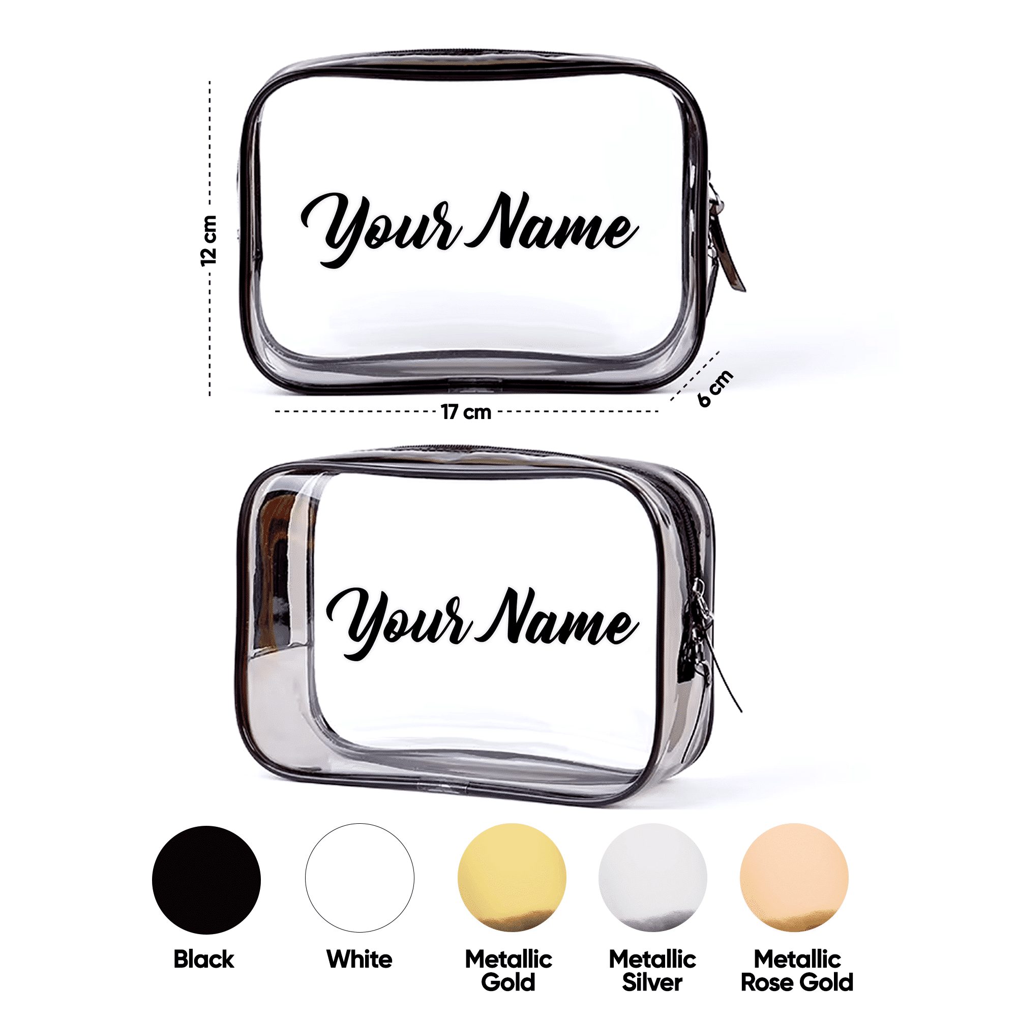 Clear Makeup Bag