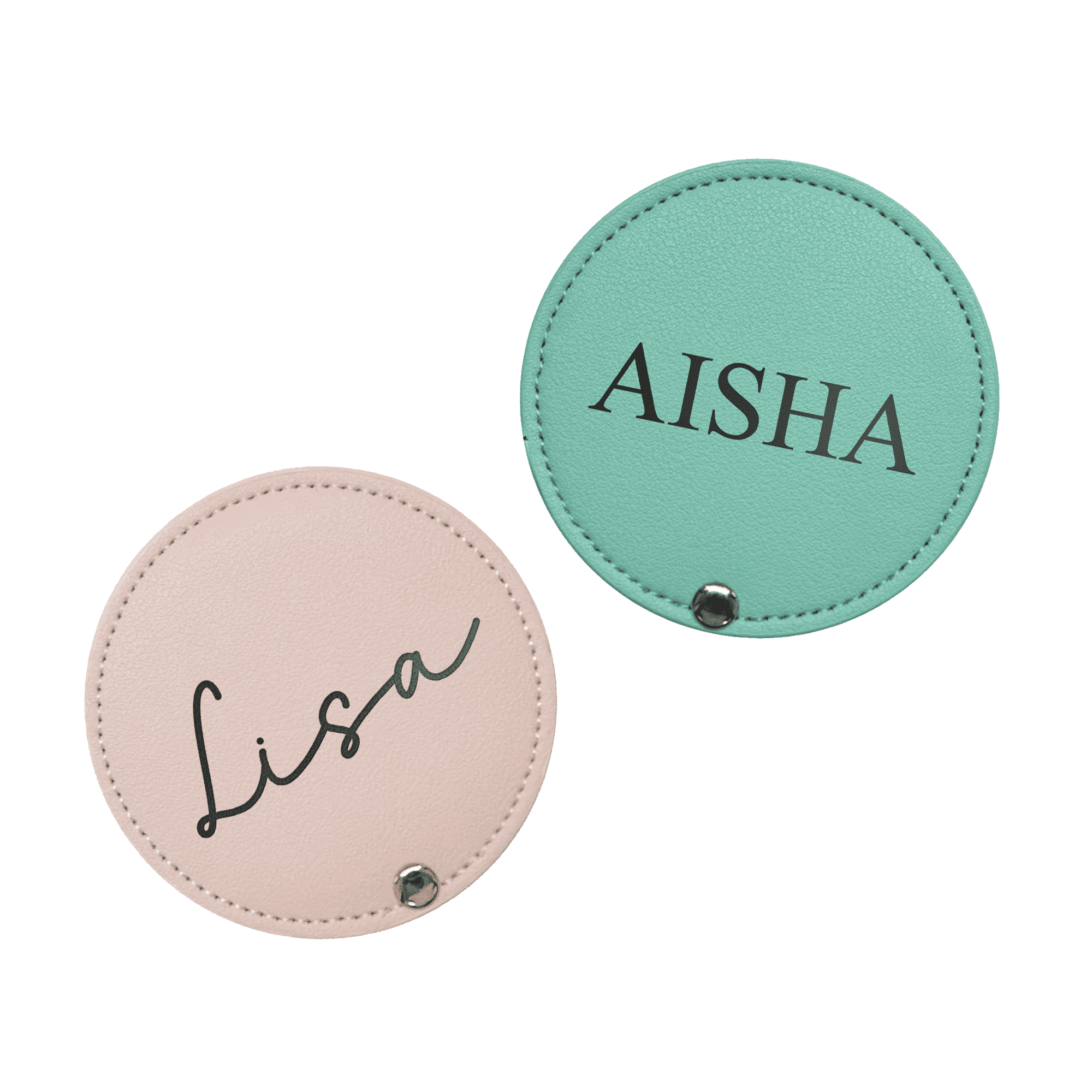 Leather Travel Makeup Mirror