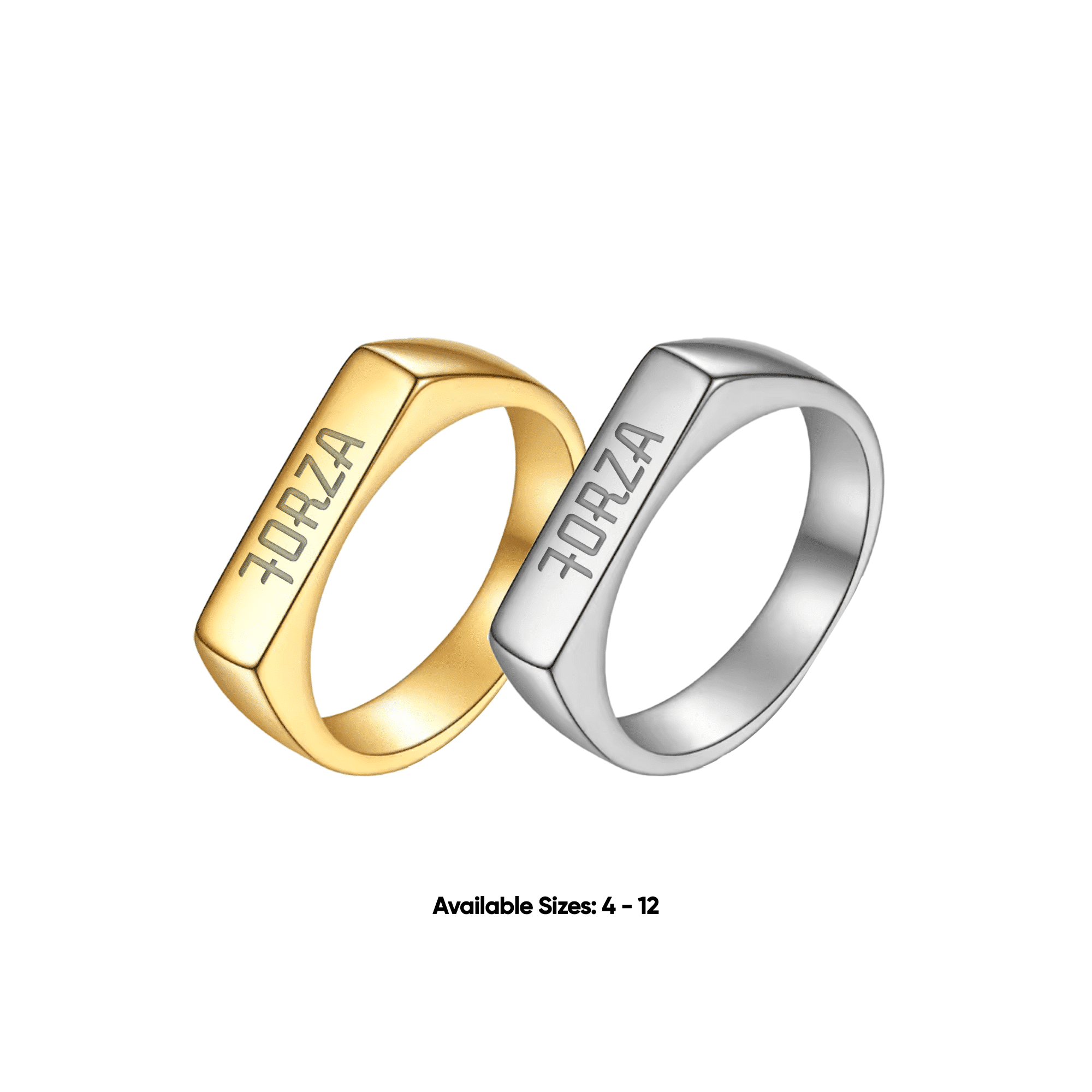 Engraved Name Ring