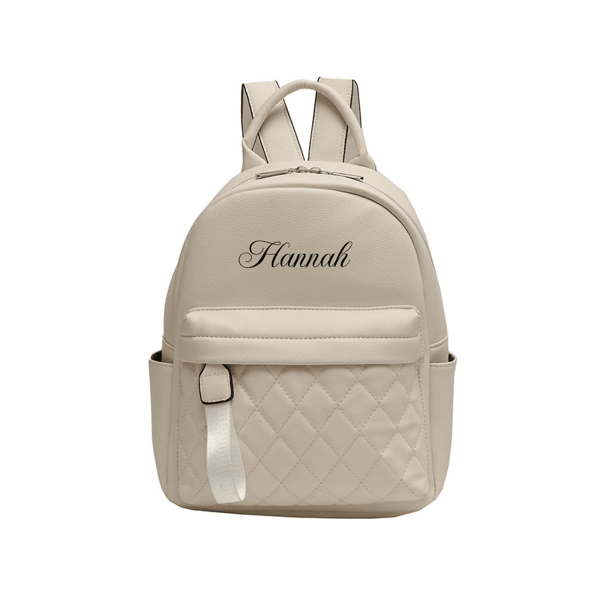 Embroidered PU Backpack for Women