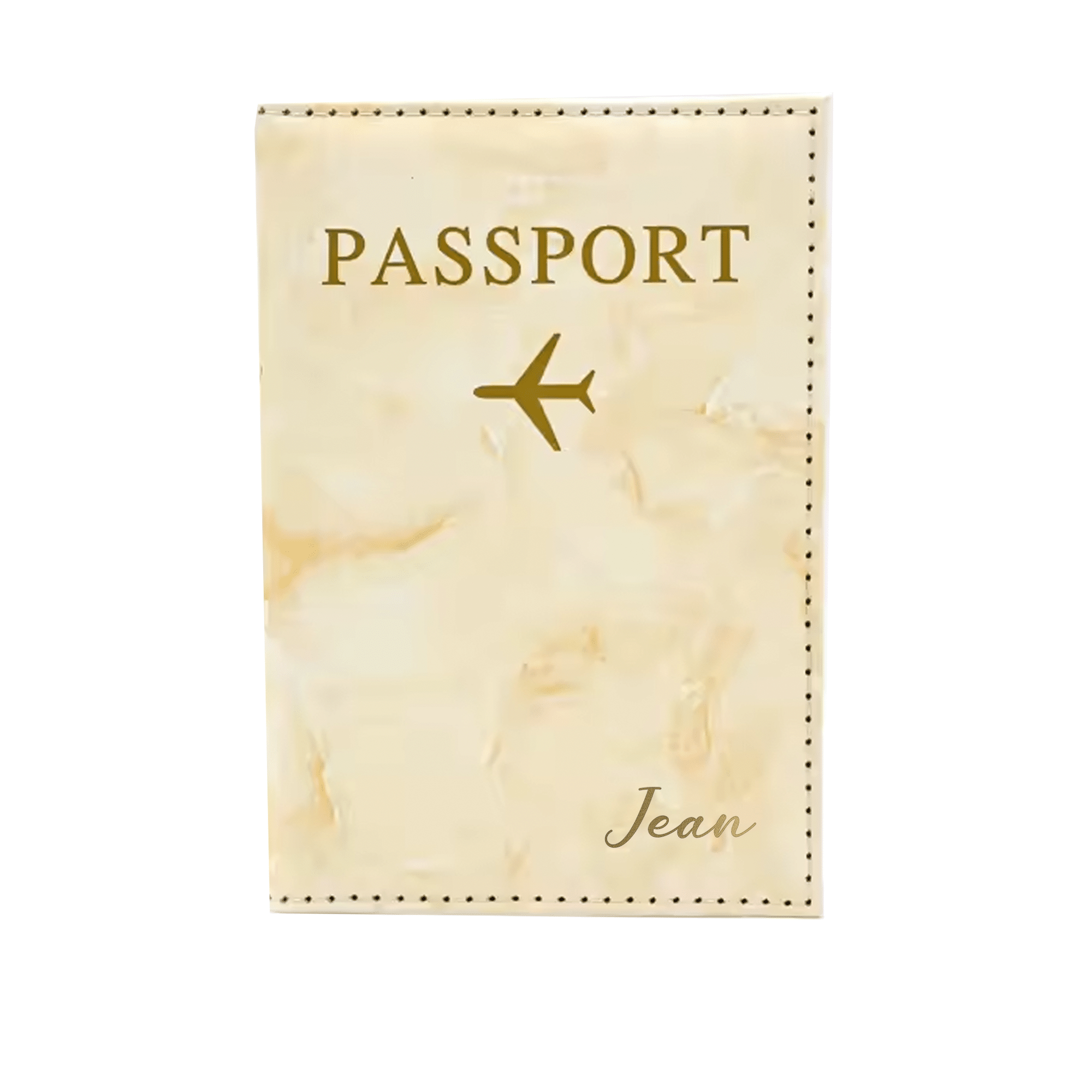 Marble Passport Holder Wallet