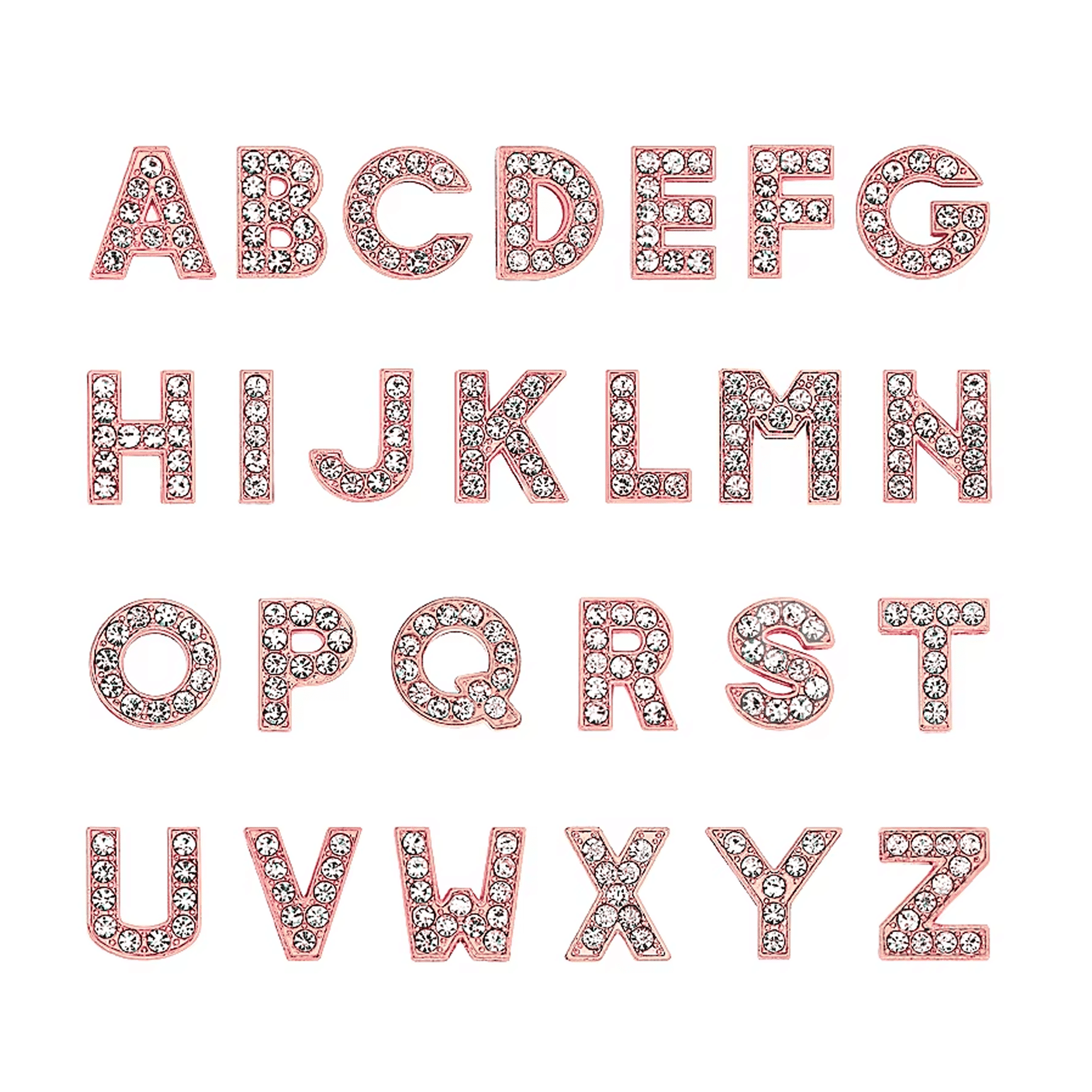 Crystal Name Bangle Bracelet