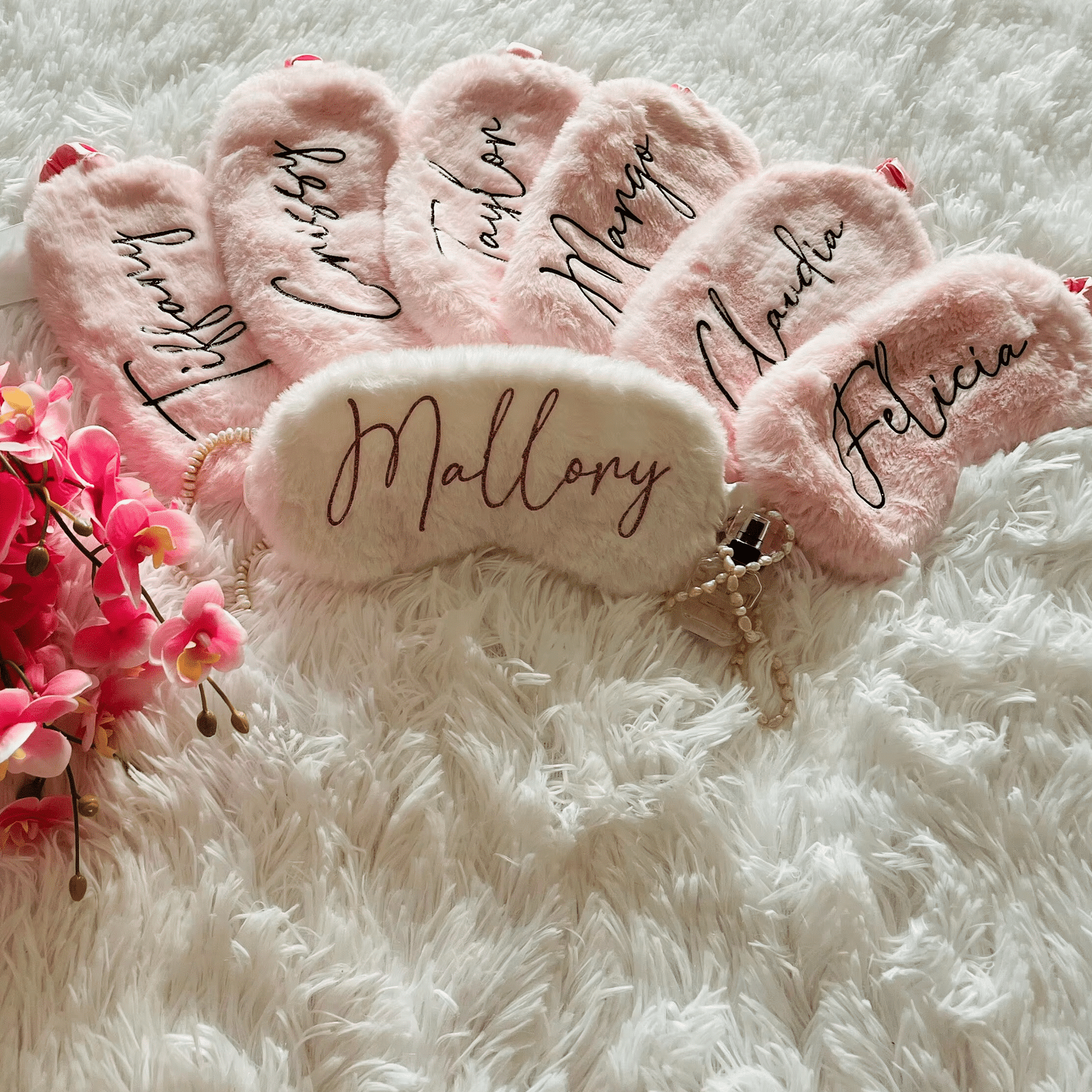 Plush Rabbit Hair Sleep Mask