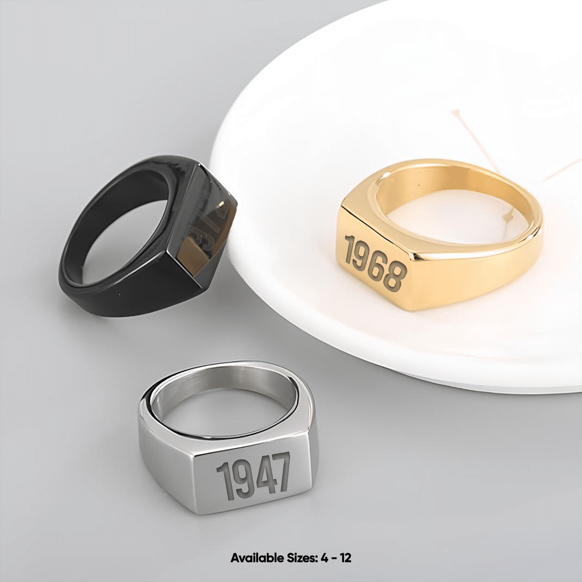 Engraved Name Ring