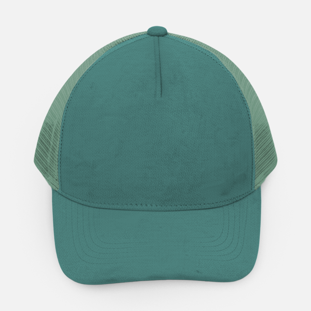 Custom Logo Mesh Suede Trucker Hat