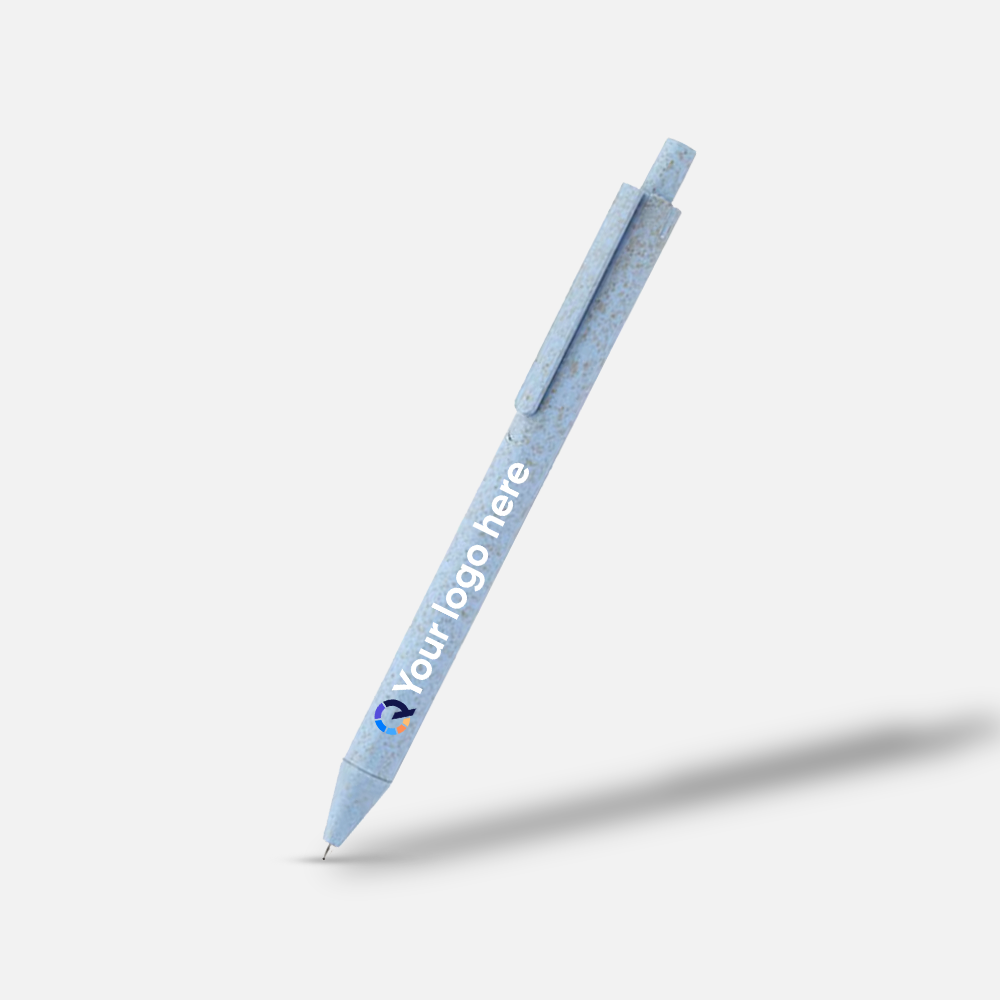 Custom Logo Eco-Friendly Wheat Straw Pens
