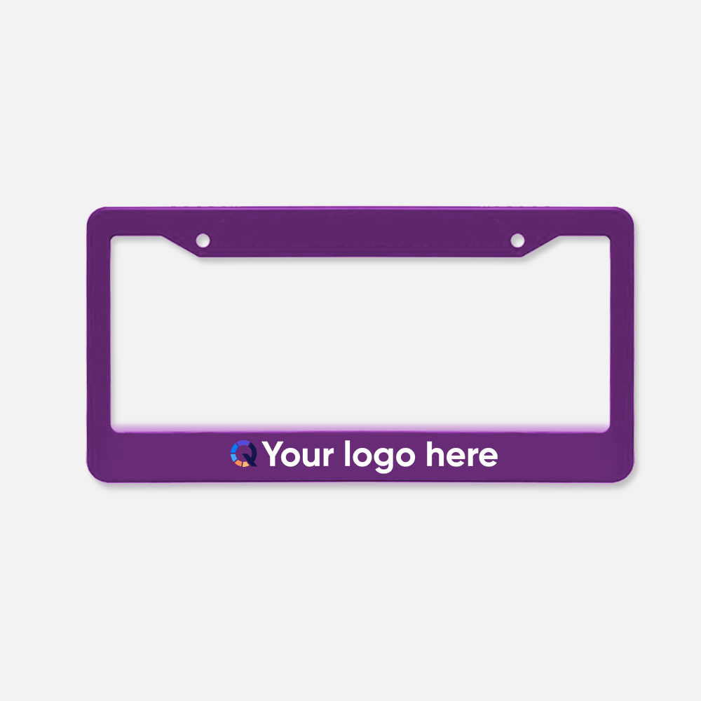 Custom Logo Aluminum License Plate Frame