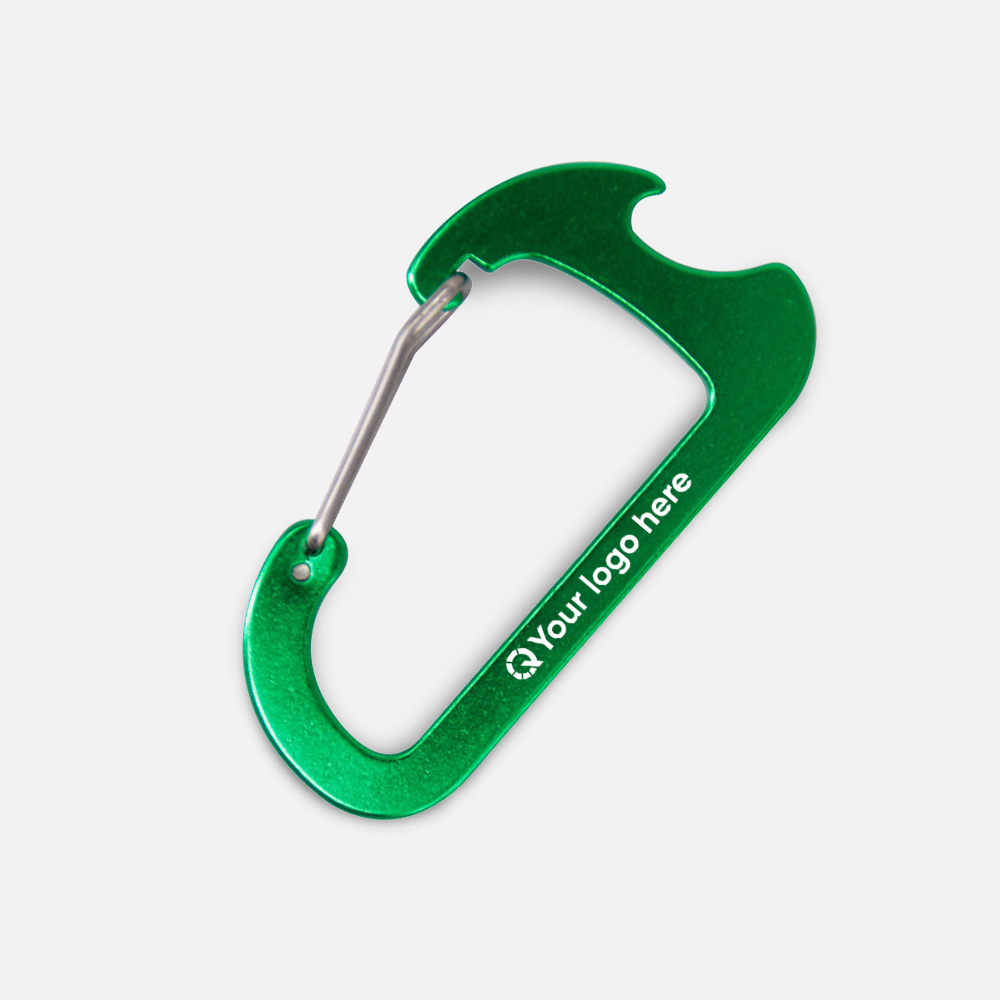 Custom Heavy Duty Carabiner with Bottle Opener