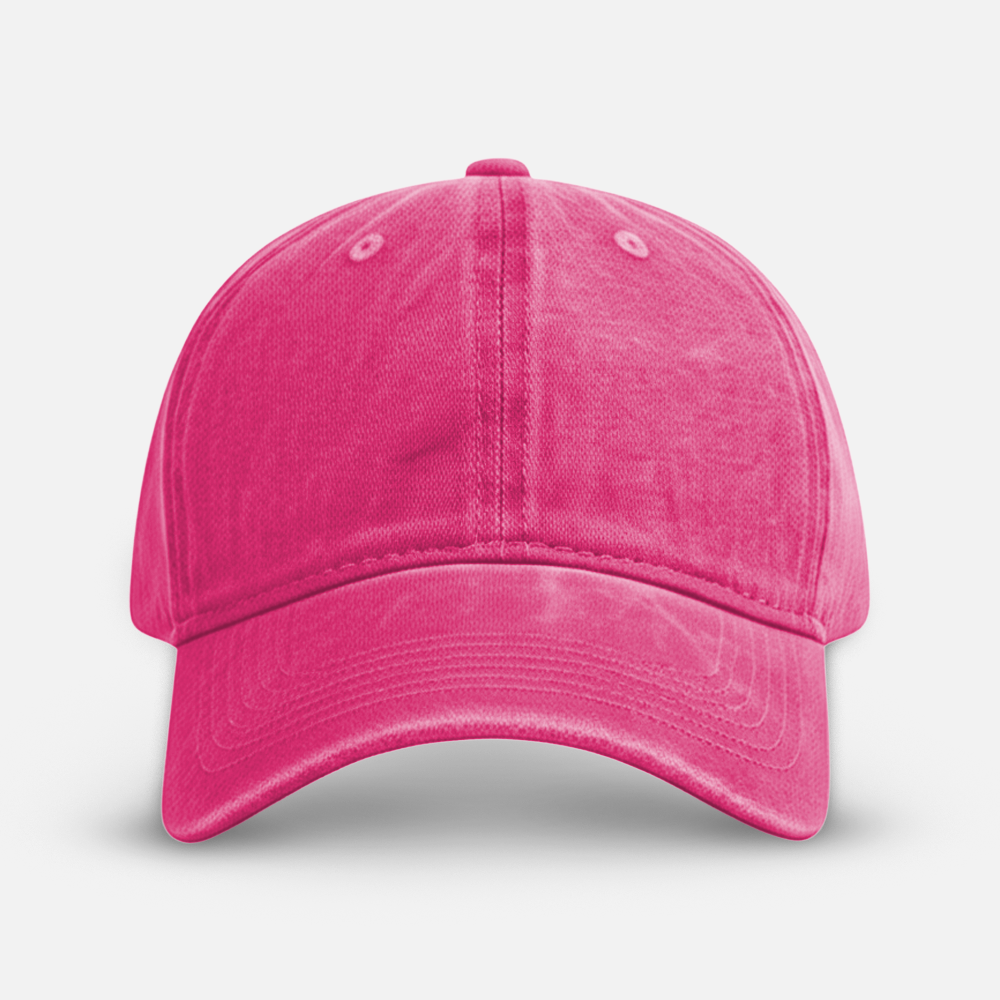 Custom Embroidered Distressed Cotton Baseball Cap