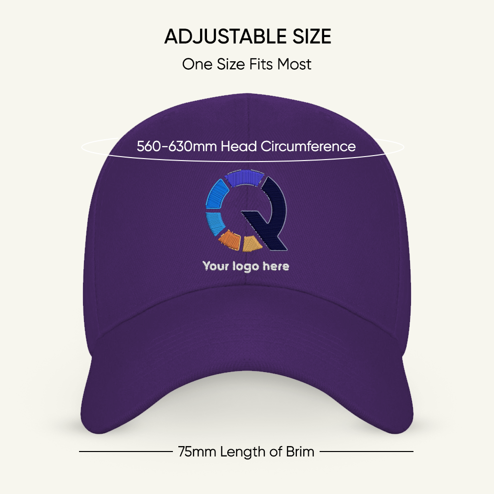 Custom Embroidered Cotton Baseball Cap