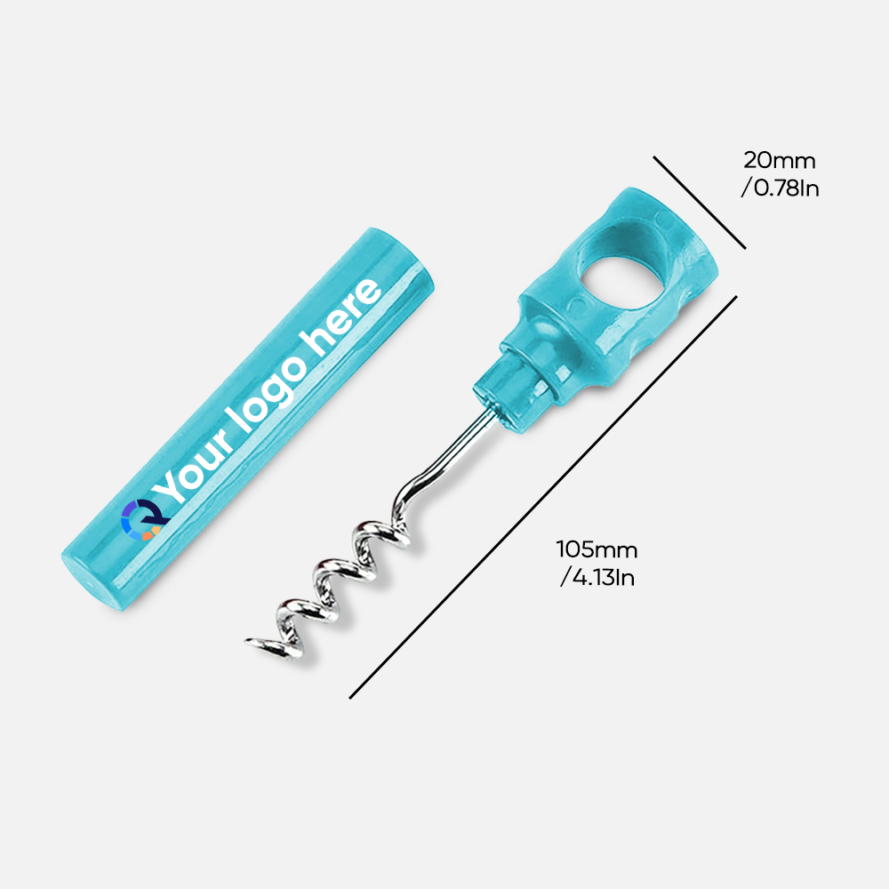Custom Portable Corkscrew Bottle Opener