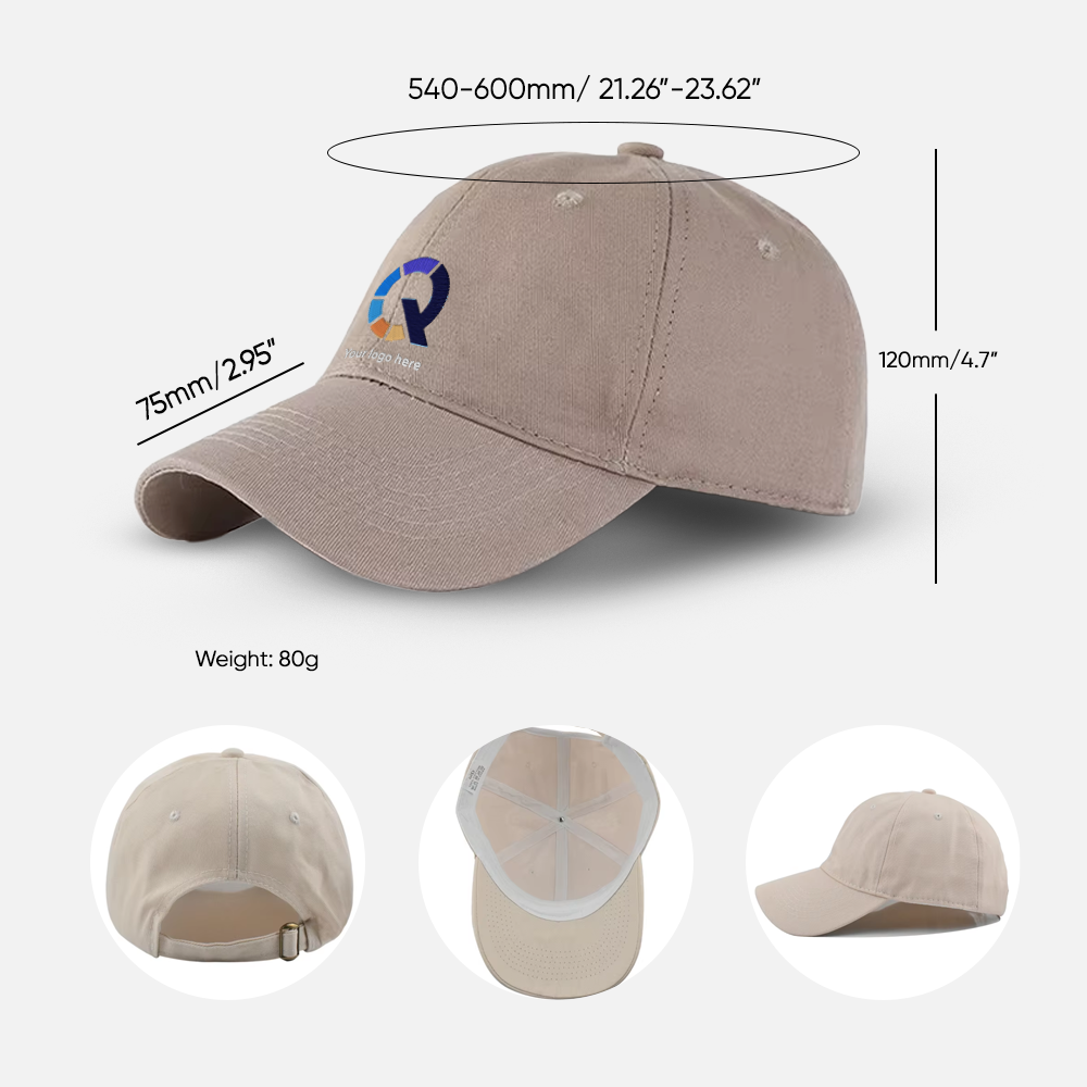 Custom Embroidered Cotton Dad Hat