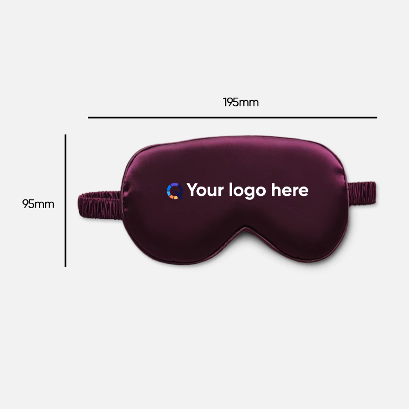 Custom Logo Satin Eye Mask