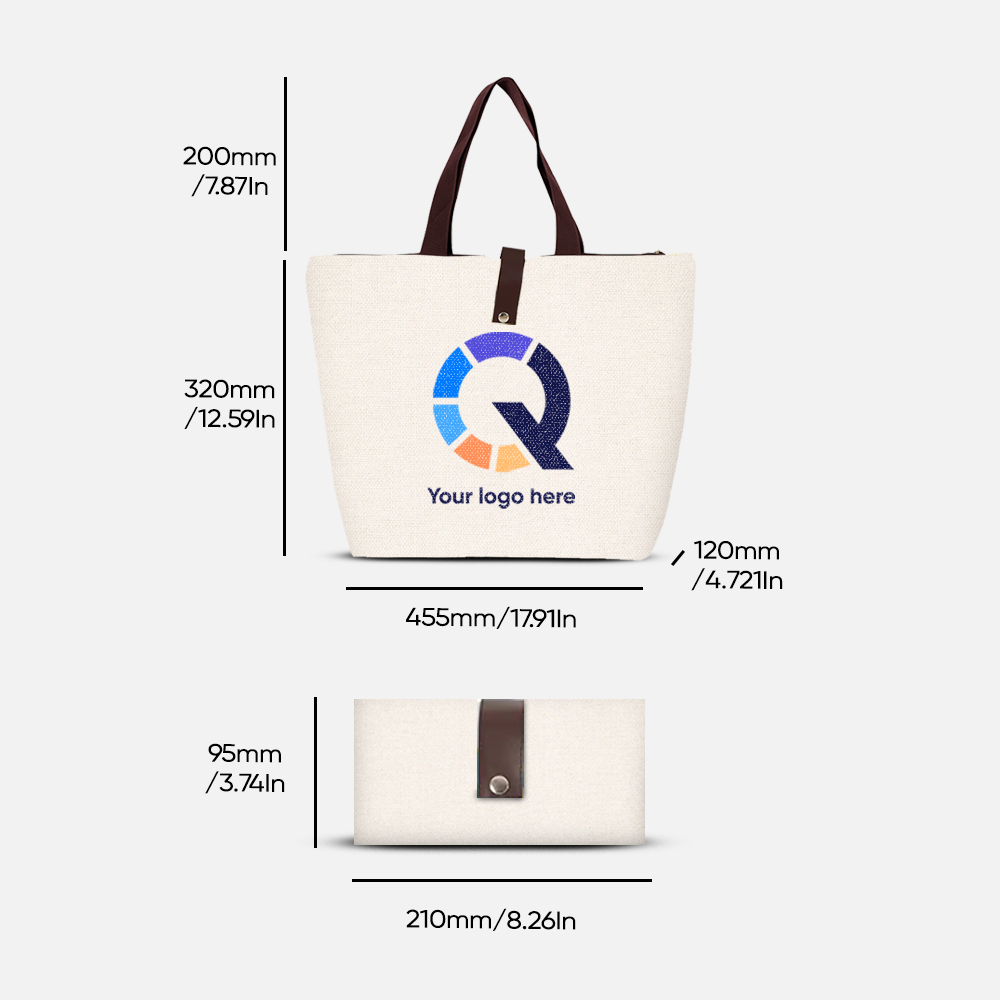 Custom Branded Reusable Foldable Tote Bag