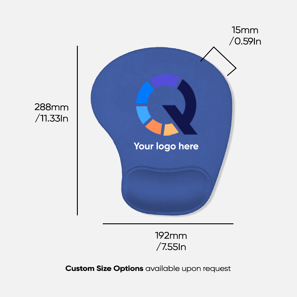 Custom Logo Mouse Pad With Wrist Rest