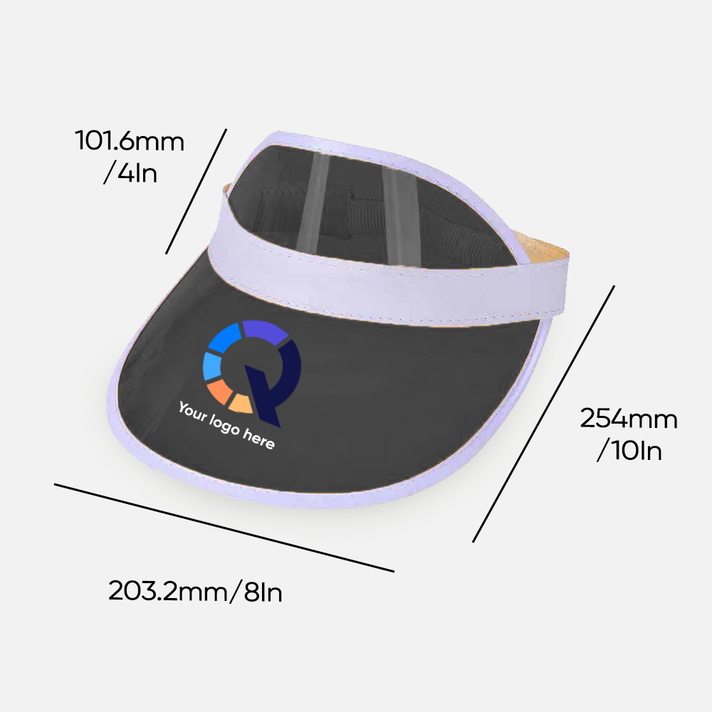 Custom Logo PVC Sun Visor Hat