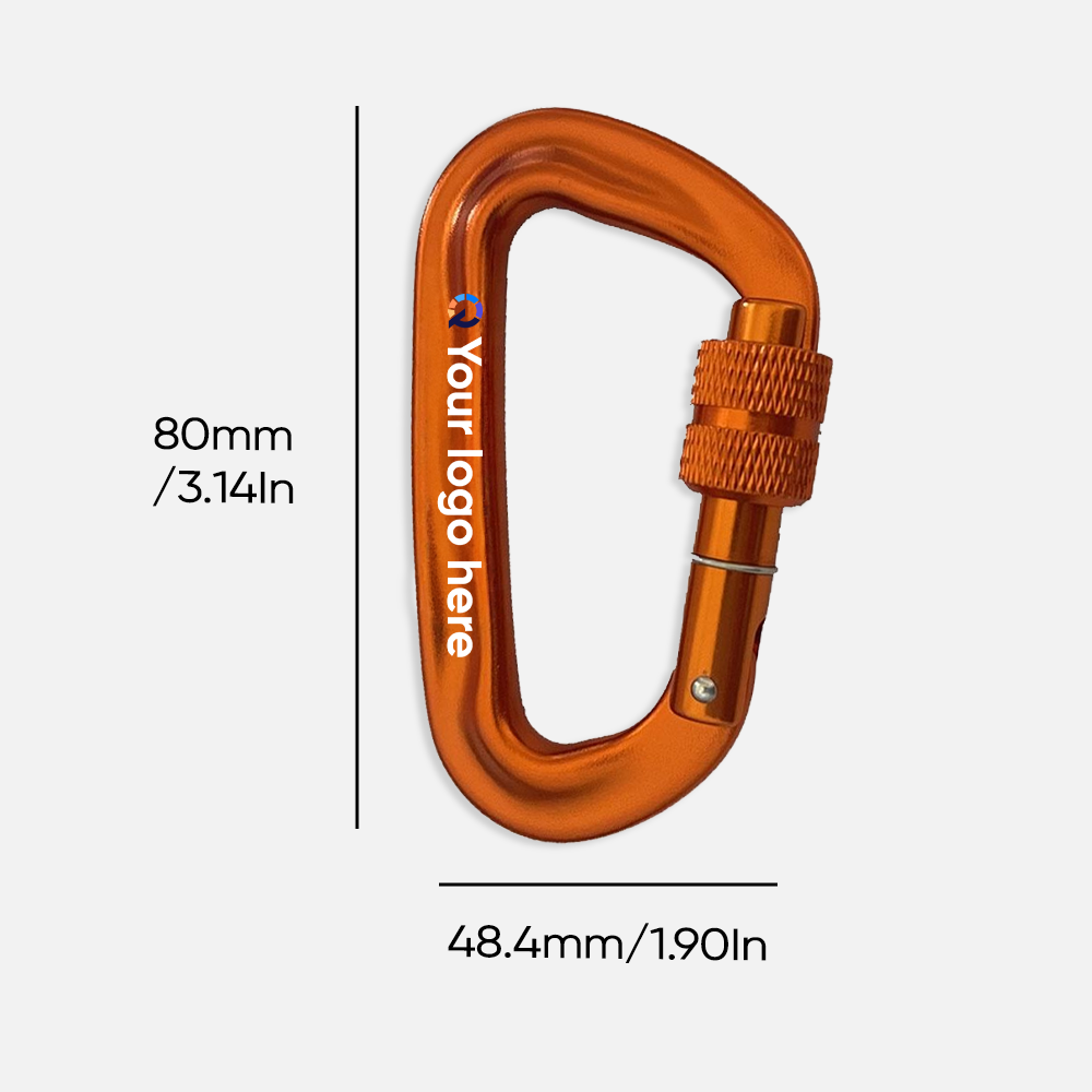 Custom Logo Heavy Duty Twist Lock Carabiners