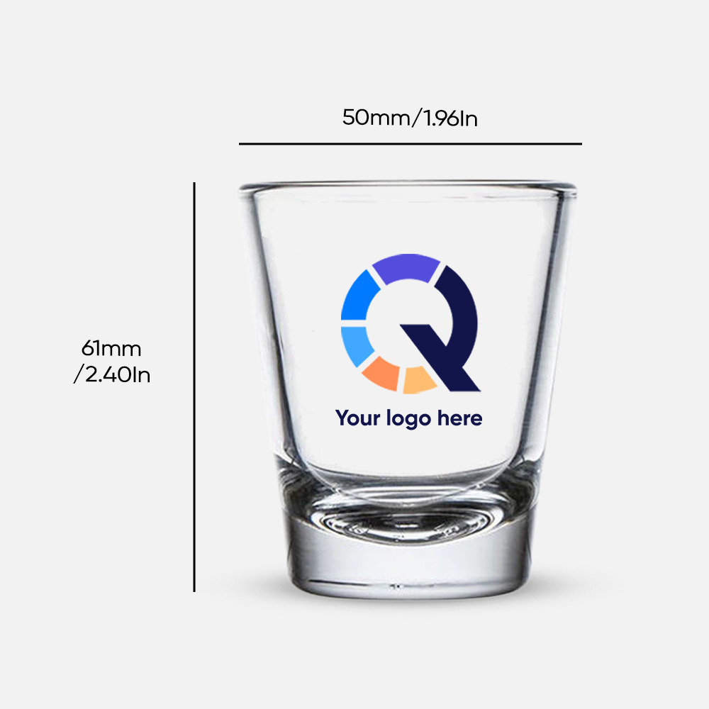 Custom Logo 2oz Sublimation Shot Glasses