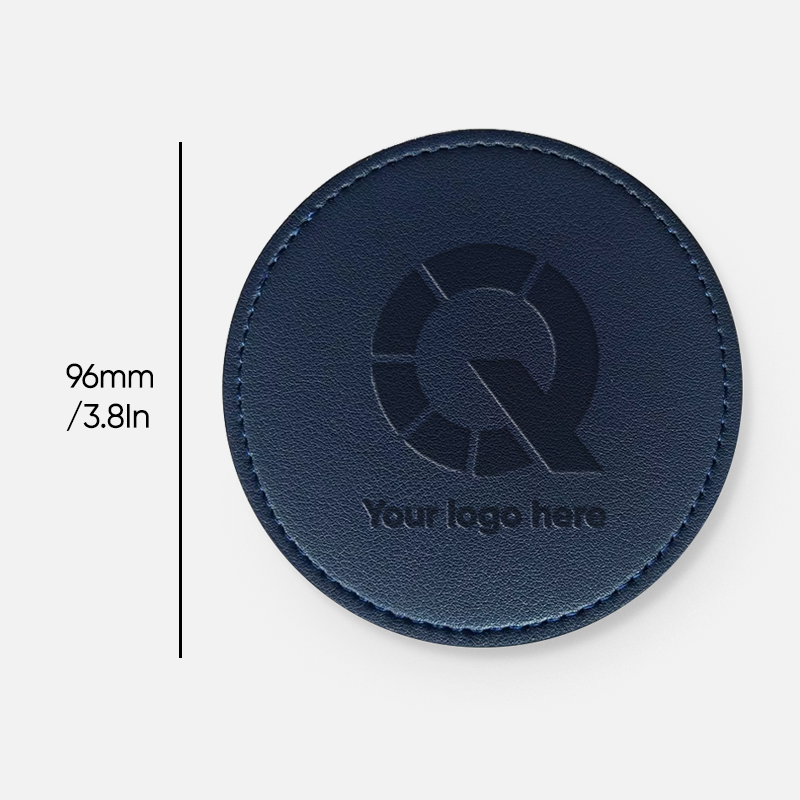 Custom PU Leather Logo Coasters