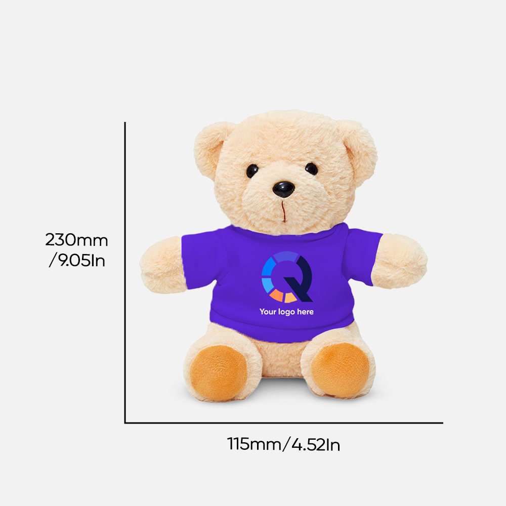 Custom Logo Teddy Bear with Shirt
