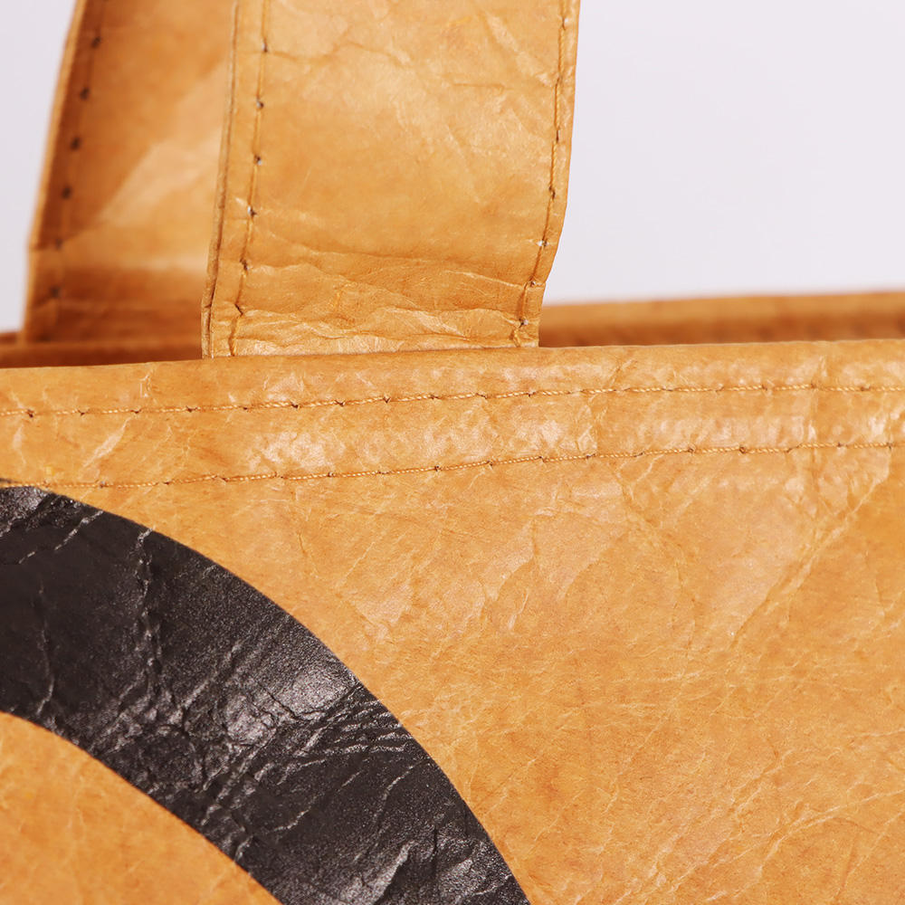 Custom Logo Washable Kraft Paper Tote Bag