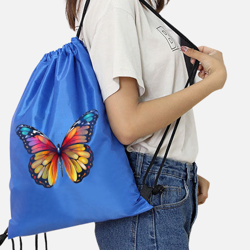 Custom Logo Waterproof Drawstring Backpack