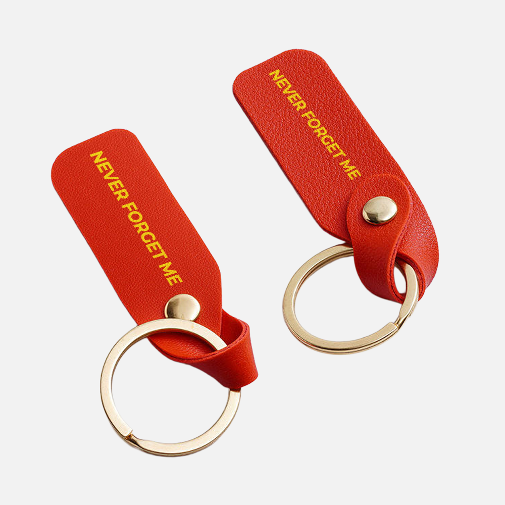 Custom PU Leather Keychain