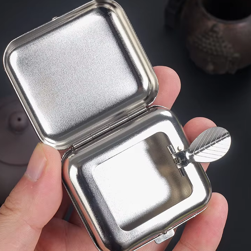 Portable Windproof Metal Ashtray