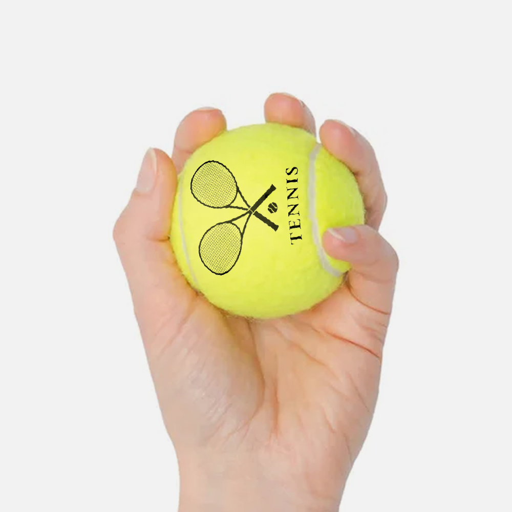 Custom Logo Rubber Tennis Ball Toy