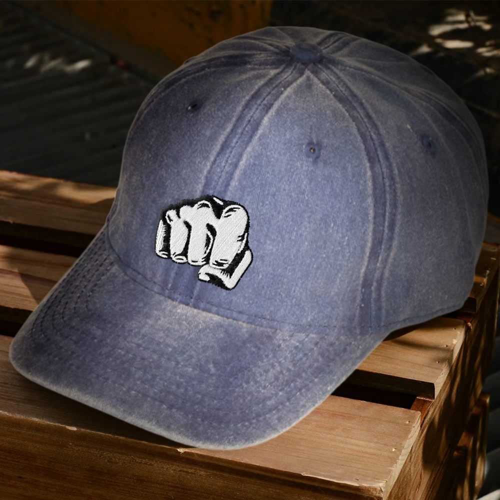 Custom Embroidered Vintage Cotton Baseball Cap