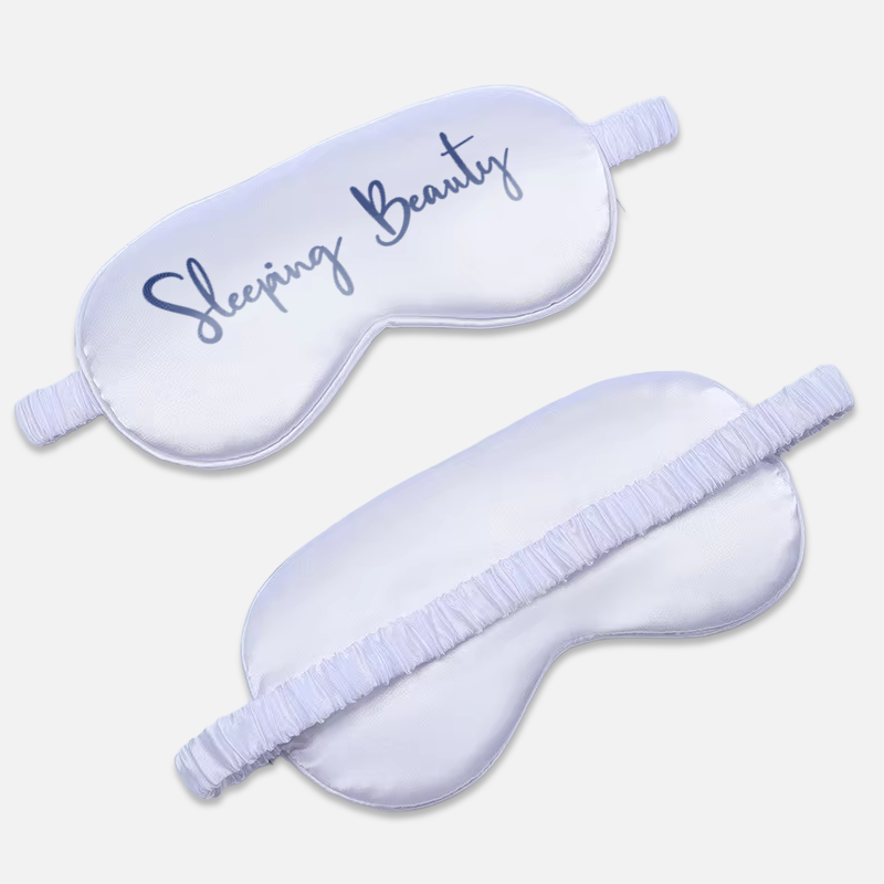 Custom Logo Satin Silk Eye Mask