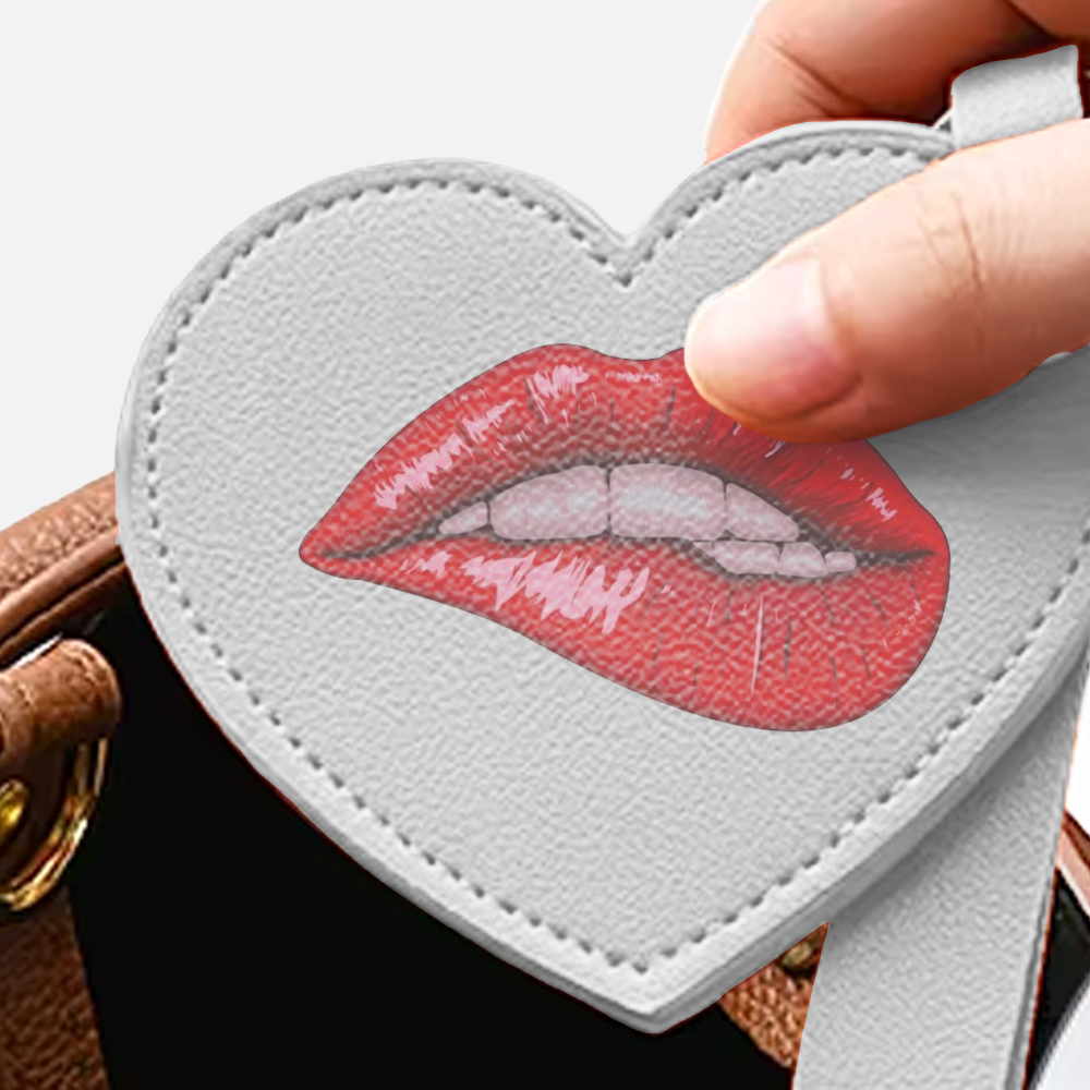 Custom Logo Heart Shaped Pocket Mirror