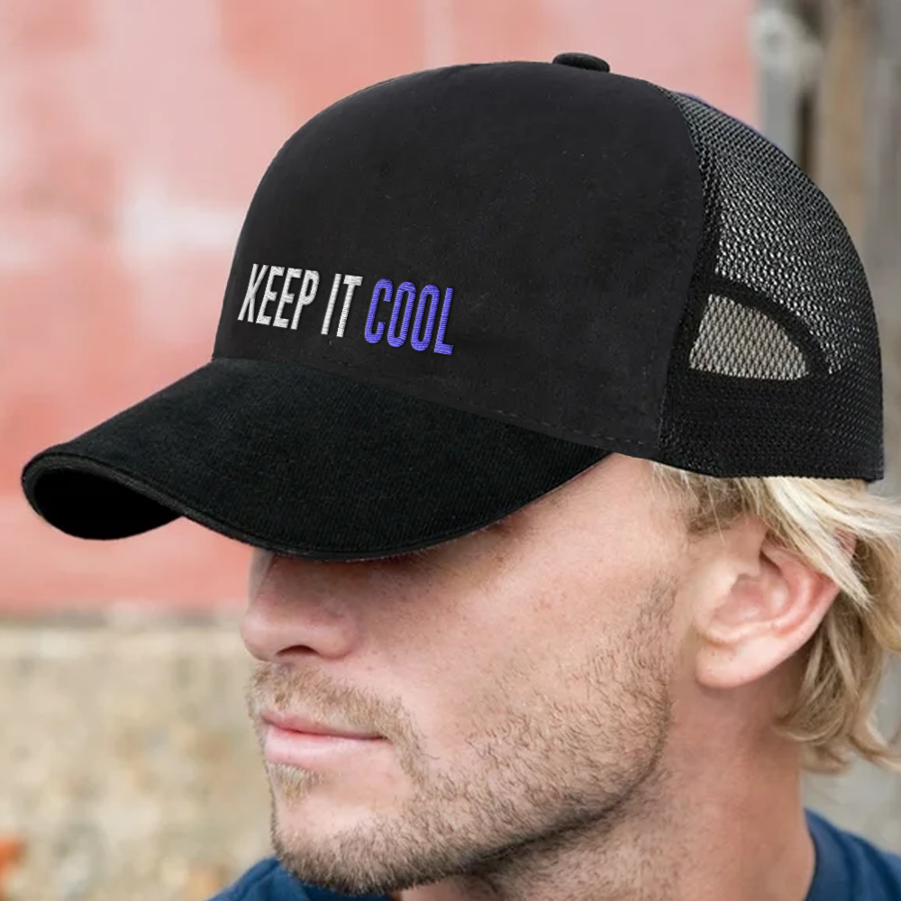 Custom Logo Mesh Suede Trucker Hat