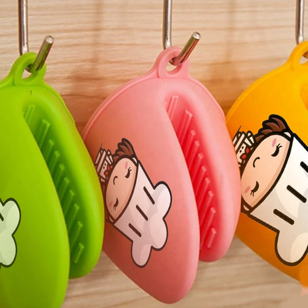 Custom Logo Silicone Mini Oven Mitts